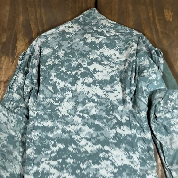 Army Combat Mens Coat ACU Green Camouflage UCP Uniform Digicam Small Long - Picture 12 of 13